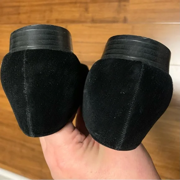 LIFE STRIDE NITE LIFE JEWELS black
suede FLATS avant garde rainbow VTG 80’s SZ11 - Picture 11 of 16